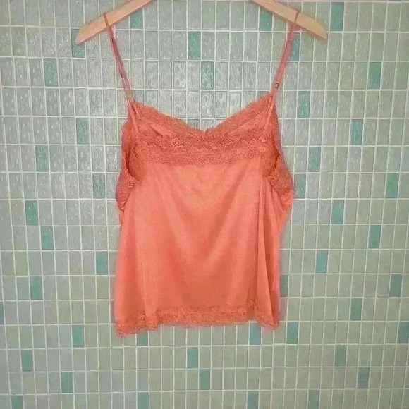 Worthington Lace Strap Cami Strap Top Orange - Picture 13 of 15
